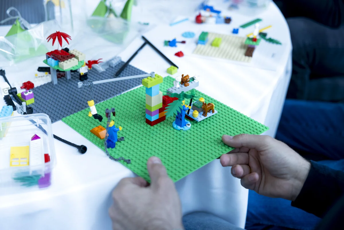 Landscape model built in workshop